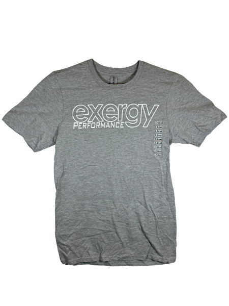 "Exergy Performance - Outline" Grey T-Shirt