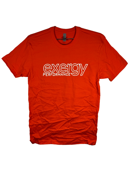 "Exergy Performance - Outline" Orange T-Shirt