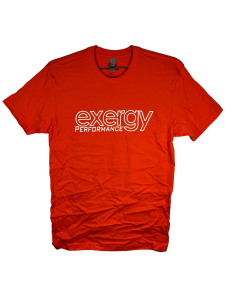 "Exergy Performance - Outline" Orange T-Shirt