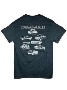 "Cummins - Fueled By Exergy" T-Shirt - Image 2