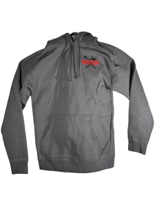 Crossed Injectors Charcoal Grey Pullover Hoodie